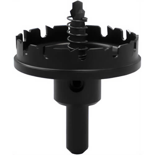 Greenlee® 625-2-1/2 Hole Cutter, Series 625, 2-1/2 in dia, 8 ga Cutting Depth, Carbide Cutting Edge, 1/2 in Chuck, Copper, Aluminum, Steel