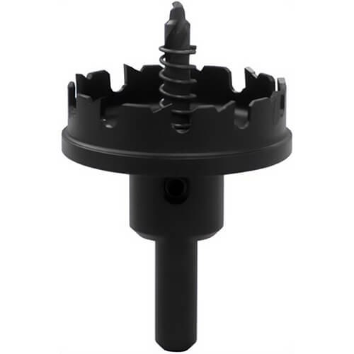 Greenlee® 625-2 Hole Cutter, Series 625, 2 in dia, 8 ga Cutting Depth, Carbide Cutting Edge, 3/8 in Chuck, Copper, Aluminum and Steel