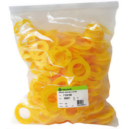 Greenlee® 712A100 Bushing, 1.28 in ID x 1.34 in OD dia, PVC Coated