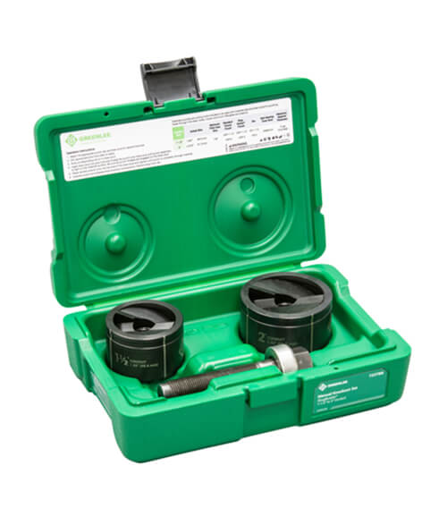 Greenlee® 7237BB Knockout Punch Die Kit 1-1/2 to 2 in