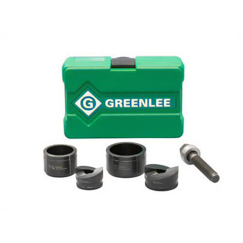 Greenlee® 7237BB Slug-Buster® Knockout Punch Die Kit, 10 ga, 1-1/2 to 2 in, Mild Steel