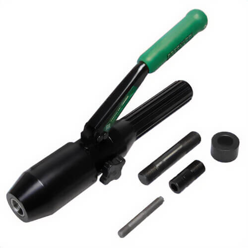 Greenlee® 7804-E Quick Draw® Driver Set, Hydraulic, Punch Capacity 10 ga Stainless Steel, 8 ton Maximum Operating Force
