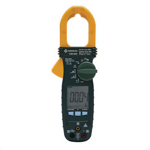 Greenlee® CMI-600 Industrial Clamp Meter, 1000V, 600A, Calibrated