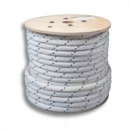 Greenlee® 456 Double Braided Rope, Composite, 1/2 in dia, 600 ft Length, Green/White, Polypropylene, 2,200 lb Load, 10000 lb Tensile