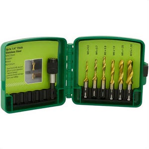 Greenlee® DTAPSSKITM Metric Stainless Steel Tap Kit