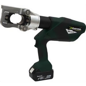 Greenlee® E12CCXLX11 Gator® Cordless Standard Bare Tool Multi Tool Die Crimper, 750 kcmil Aluminum, 24,000 lb Crimping, 18V