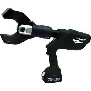 Greenlee® ESC85LXB Gator® Scissor Style Standard Bare Tool Cable Cutter, 3-3/8 in dia Cutting, 18 VDC, Li-Ion Battery