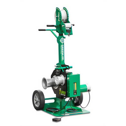 Greenlee® G6 Turbo™ Cable Puller, 6,000 lb Pulling, 2 Pulling Speeds, 7-1/2 ft Pull Cable Length, 3/4 in dia