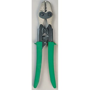 Greenlee® K2-1BGL Kwik Cycle® Wire Crimping Tool, Trapezoidal, 22 to 6 AWG, 12.8 in OAL, Molded Handle