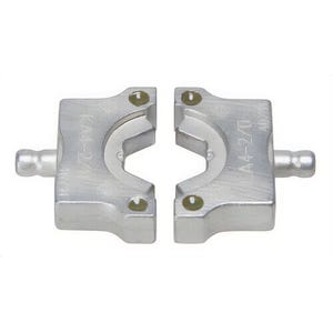 Greenlee® KA4-2/0 Crimping Die Set, 2/0 AWG, for Use With Gator® EK410L 4 ton Battery Powered Crimping Tool, Aluminum, Olive