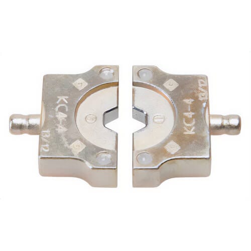 Greenlee® KC4-4 Crimping Die Set, for Use With 4 ton EK410L Tool, Service Entrance Connector, Copper, Gray