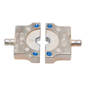 Greenlee® KC4-6 Crimping Die Set, for Use With 4 ton EK410L Tool, Service Entrance Connector, Copper, Blue