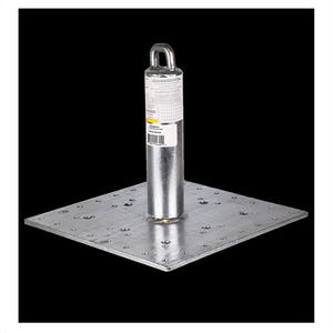 Guardian® 00645 CB-12 Roof Anchor, 16 in L x 16 in W x 12 in D, Galvanized Steel