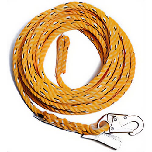 Guardian® 01345 Poly Steel Rope With Snap Hook End, 5/8 in, 200 ft Length
