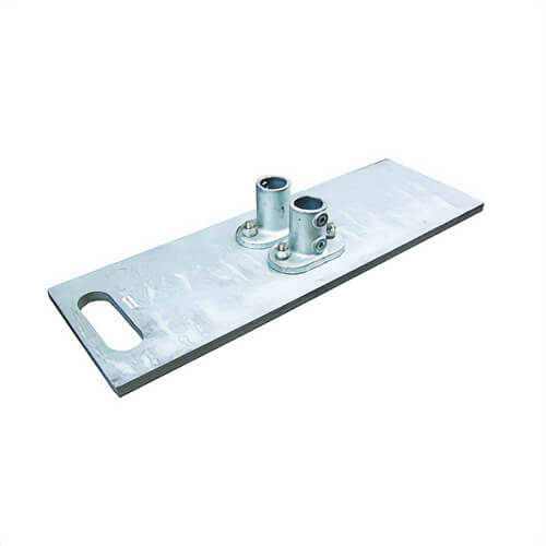 Guardian® 15180 Baseplate, For Use with G-Rail System, Specifications Met: OSHA 1926 Subpart M/1910