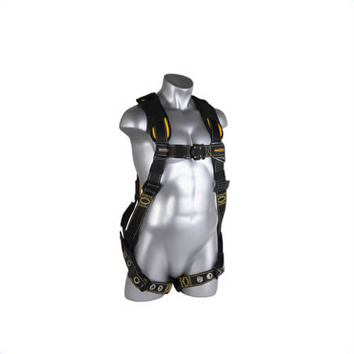 Guardian® 21041 Cyclone Harness, S, 130 to 420 lb Load, Nylon/Polyester Strap, Tongue Leg Strap Buckle, Quick-Connect Chest Strap Buckle