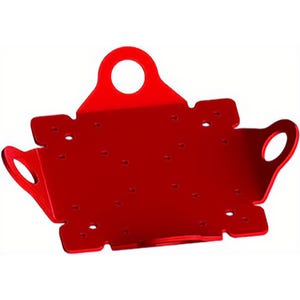 Guardian® 00691 Plate Anchor, 4-way, Red