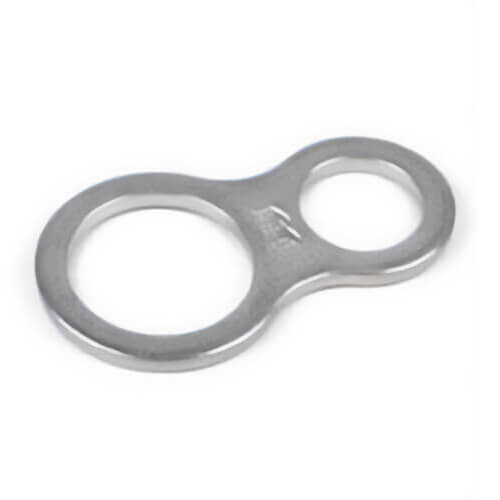 Guardian® TL7SS Ty-Flot Tool Collar Loop, Stainless Steel, 1.1 in Keyed Opening, 10 pk