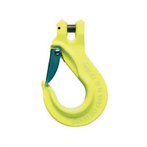 Gunnebo Johnson 589716 EGKN Sling Hook with Heavy Duty Latch, 22600 lb Load, 100 Grade, 5/8 in Trade, Clevis Attachment, 2 in Hook Opening