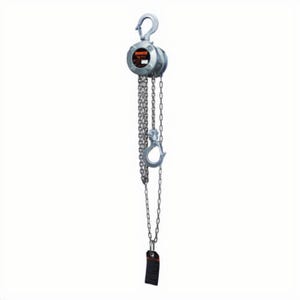 Harrington® CX003-10 CX Series Compact Low Headroom Mini Hand Chain Hoist, 0.25 ton Load, 10 ft Lifting Height, 8-1/2 in Between Hooks