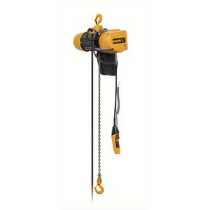 Harrington® EQ010SD-20 Electric Chain Hoist, 1-3/16 in Hook Opening, 2,000 lb Load, 20 ft Lift, 18 in Minimum Hook, 1 ton