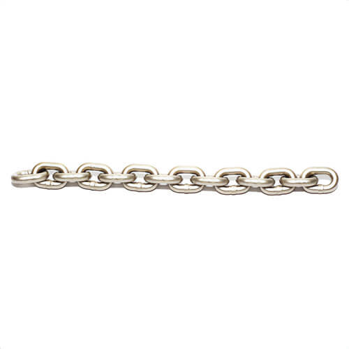 Harrington® LCL5015NP Type GT-V/GT-VH Load Chain, Nickel Plated, for use with L5LB015 Hoist, 20 mm Pitch