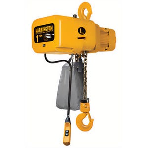 Harrington® NER020S-10 Standard Lift Hoist, 10 ft Lift, 2 ton