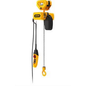 Harrington® SEMP005C-10 Electric Chain Hoist with Trolley, 29/32 in Hook Opening, 1,000 lb Load, 10 ft Lift