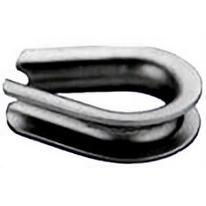 1/2 in Heavy Duty Wire Rope Thimbles, Galvanized