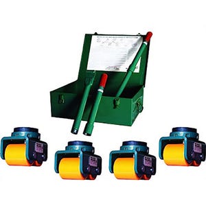 Hilman Rollers KBSP-4P Deluxe Bull Dolly Kit, 4 ton