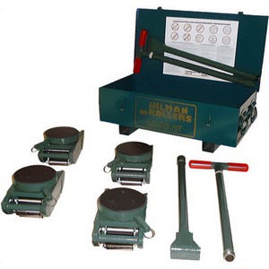 Hilman Rollers KRS-30-SLP Deluxe Roller Kit, 30 ton