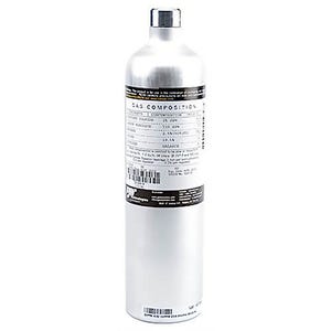 Honeywell CG-Q34-4 Quad Mix Calibration Gas, CH4 2.5%, O2 18.0%, H2S, 25 PPM