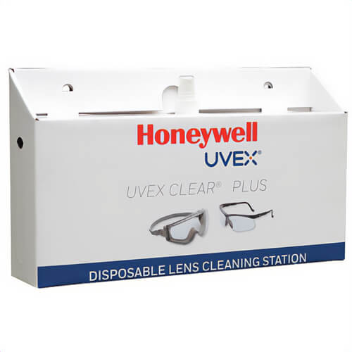 Uvex® by Honeywell S483 Clear Plus Disposable Lens Cleaning Station