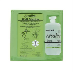 Honeywell Safety 32-000461-0000 Eyesaline® Durable Single Eyewash Station, 12-1/4 in H x 14 in W x 4 in D, Wall Mount