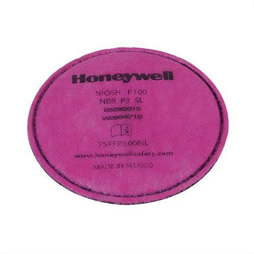 North® by Honeywell 75FFP100NL Low Profile Pancake Filter, Use with 7700, 5500 Half Masks, 5400 and 7600-8A Full Facepieces