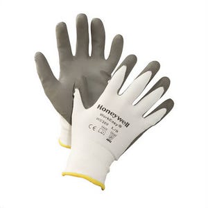 Honeywell Safety WE300-M Lightweight Cut Resistant Gloves Purpose Cut-Resistant Gloves, M, Nitrile Coating, HPPE, Knit Wrist Cuff
