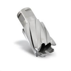 Hougen® Rotabroach® 12226 12000 Annular Cutter, 13/16 in dia Cutter, 2 in D Cutting, M2 HSS, Bright, Weldon with 2-Flat Shank