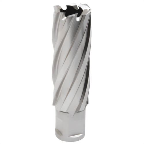 Hougen® 12025 Rotabroach Annular Cutter, 12,000 Series, 59/64 x 2 in Depth of Cut, 3/4 in dia Double-Fluted Shank, M2 HSS