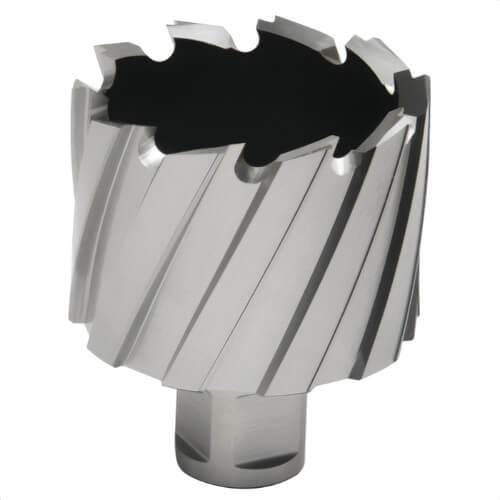 Hougen® 12160 Rotabroach Annular Cutter, 12,000 Series, 1-7/8 x 1 in Depth of Cut, 3/4 in dia Double-Fluted Shank, M2 HSS