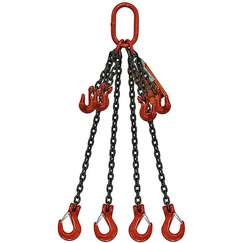 HSI Four Leg Chain Sling, Adjustable Type B, Hanes Supply Inc.