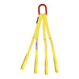 HSI Nylon Lifting Sling, Four Leg Bridle With Eye Loop Ends, Hanes Supply Inc.