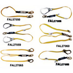 Hs'zorber 2 Leg Web Lanyard Small & Monster Hook, 1 in x 6 ft