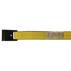 Nylon Ratchet Strap, 2 in x 27 ft, Flat Hook End, 3,335 lb WLL