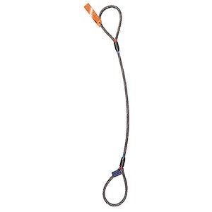HSI Single Leg Wire Rope Sling, Flemish Loop Ends, Hanes Supply Inc.
