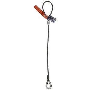 HSI Single Leg Wire Rope Sling, Heavy Duty Thimble End, Hanes Supply Inc.