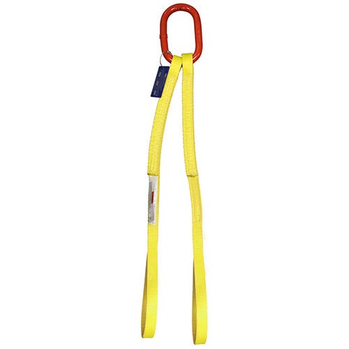 HSI Nylon Lifting Sling, Two Leg Bridle With Eye Loop Ends, Hanes Supply Inc.