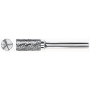 HTC® SB-3 Double Cut 3/8 x 3/4 Cylindrical with End Cut Solid Carbide Burr