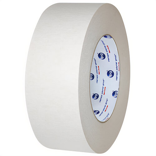 ipg® 72706 Premium Grade Double Sided Tape, 36 yd L x 1 in W, 12 mm with Liner/7 mm without Liner Thick