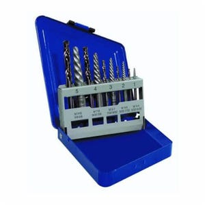 Irwin® Hanson® 11119 Drill Set, 5/64 in Min Drill Bit, 19/64 in Max Drill Bit, 10 pc, High Carbon Steel