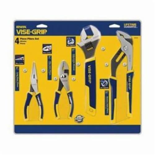 Irwin® Vise-Grip® 2078705 Professional Grade Traditional Plier Set, 4 pc